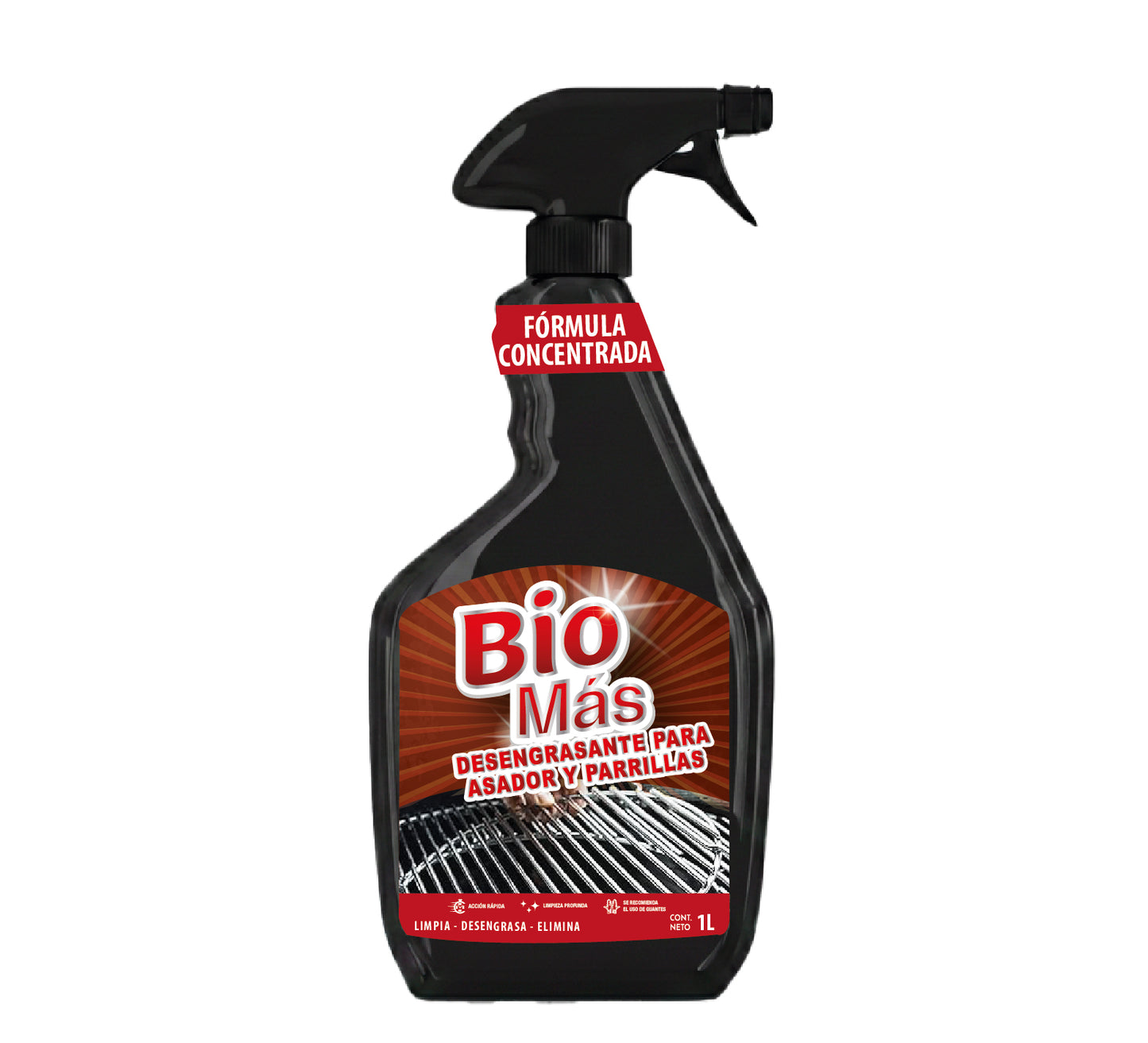 BIO Más - Desengrasante para Asador y Parrillas (1L)