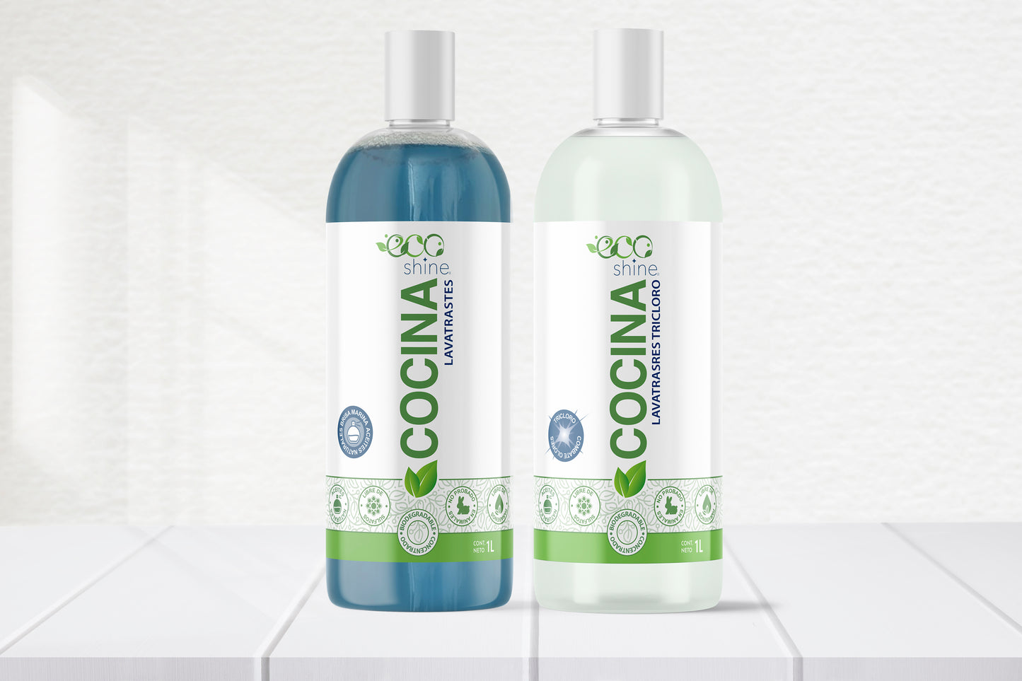 Eco Shine - Lava Trastes Aroma Brisa del Mar (1L)