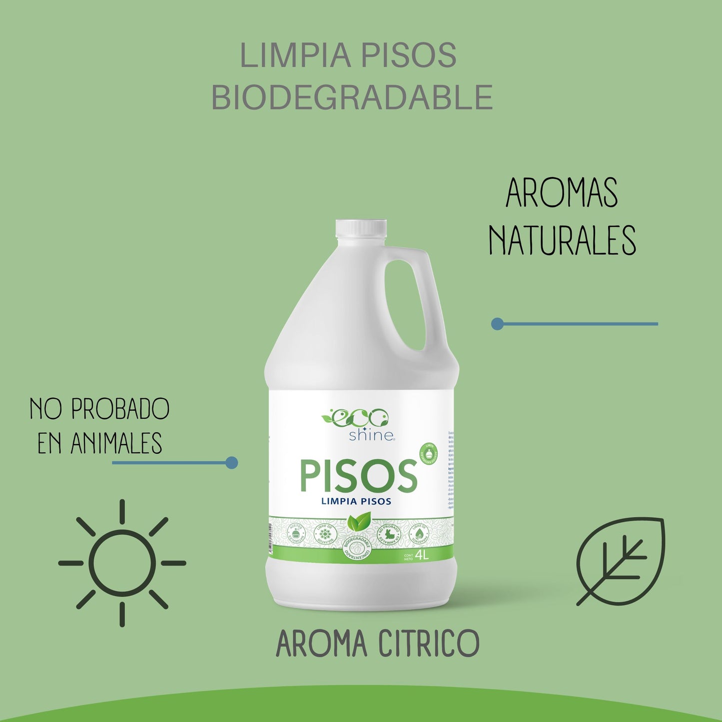 Eco Shine - Limipiador de Pisos (4L)