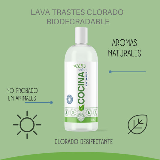 Eco Shine - Lava Trastes Tricloro (1L)