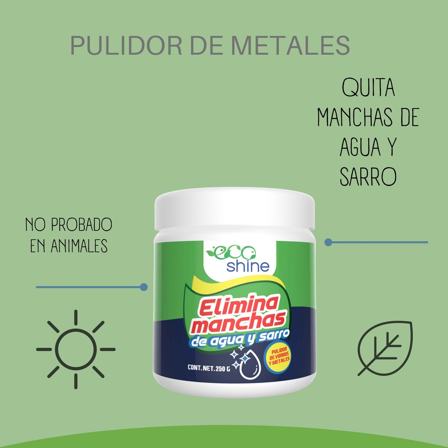 Eco Shine - Elimina Manchas de Agua y Sarro