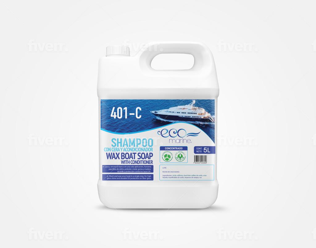 Eco Marine - Shampoo para Barco con Cera (5L)