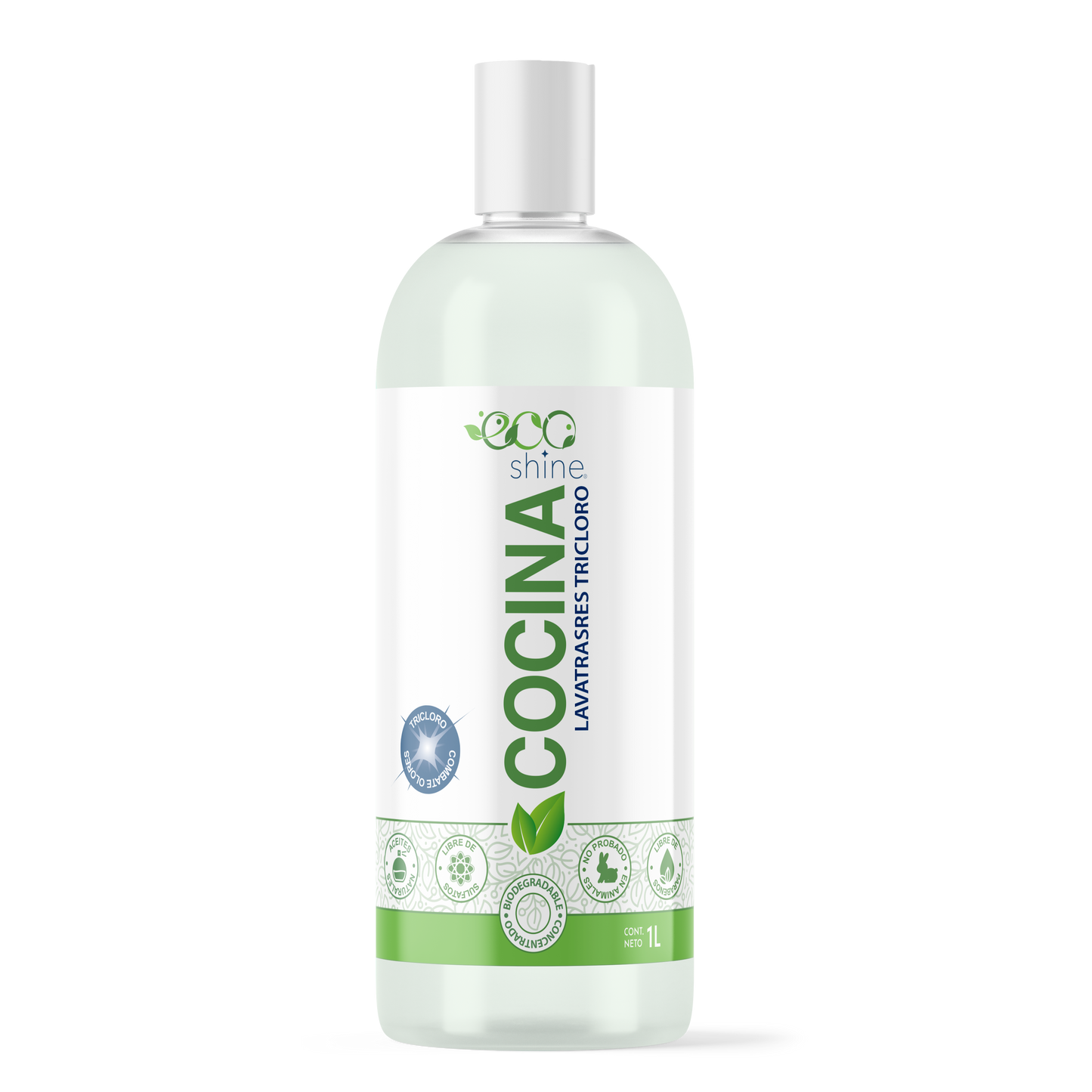 Eco Shine - Lava Trastes Tricloro (1L)